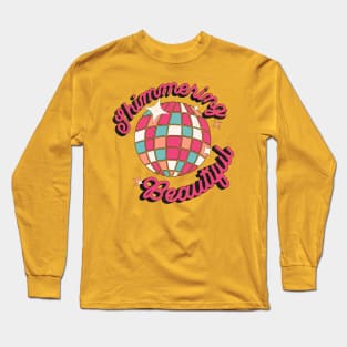 Mirrorball, Shimmering Beautiful Long Sleeve T-Shirt